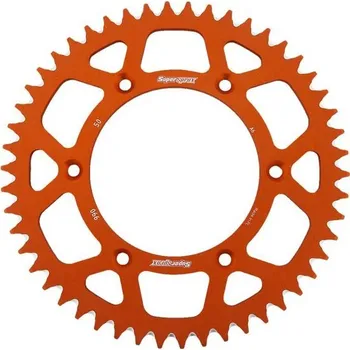 Řetězová sada pro motocykl Hliníková řetězová rozeta SUPERSPROX RAL-990:50-ORG oranžová 50 zubů, 520