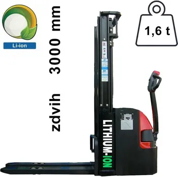 Paletový vozík Vysokozdvižný ručně vedený vozík EUROliftCZ ES16WA L