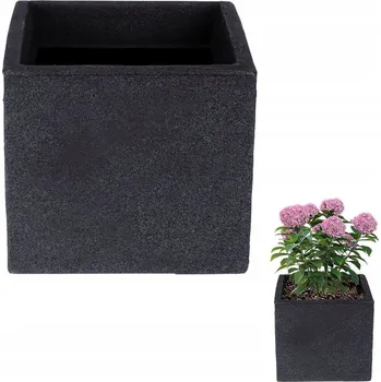 Květináč Plast Květináč Vilde šedý 20 cm x 20 x 17,5 cm