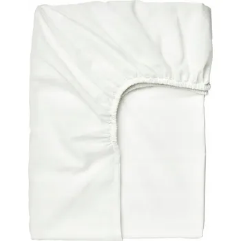 Prostěradlo 90x200 ELASTICKÉ BÍLÉ PROSTĚRADLO S GUMOU IKEA 104.598.18 TAGGVALLMO