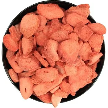 Sušené ovoce Jahody lyofilizované plátky a zlomky 50 g