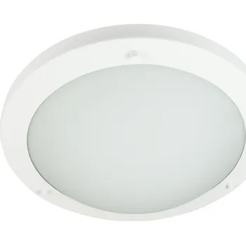 Stropní LED svítidlo Aquila 31 cm bílé skleněné kulaté IP44 moderní do koupelny