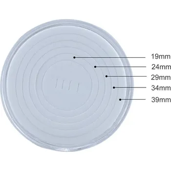 Kapsle na mince kulaté