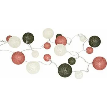 Atmosphera Barevná girlanda Cottonbals 20 světýlek