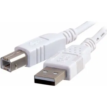 Datový kabel C2G - Kabel USB - USB (M) do USB typ B (M) - USB 2.0 - 3 m - bílá