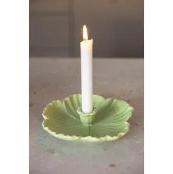 Svícen Keramický svícen Botanik Green 21 cm