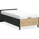 Čilek Postel s úložným prostorem vyklápěcí 100x200 cm bez čela Black