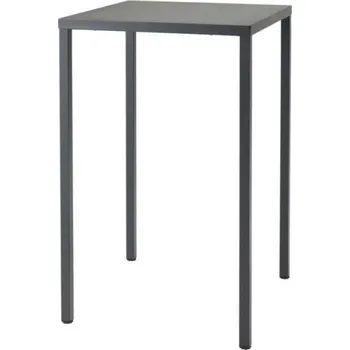 Barový stolek Barový stůl Summer SCAB Design 70x70 cm čtvercový kovový antracitový do kuchyně a na zahradu