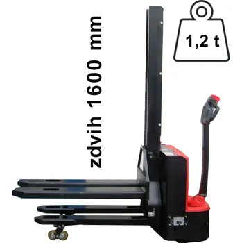 Vysokozdvižný ručně vedený vozík s přízdvihem EUROliftCZ ES12MM I