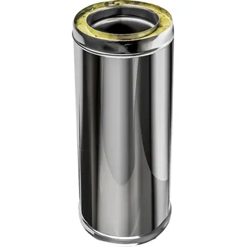 Komín SUPERKOMÍNY Nerezová izolovaná roura, DN 120, délka 500 mm, tl. izolace 30 mm