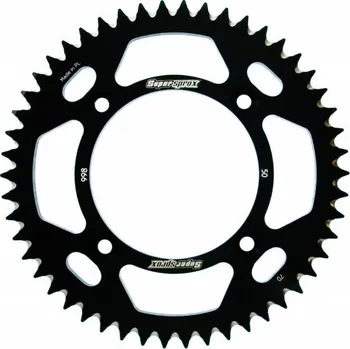 Řetězová sada pro motocykl Hliníková řetězová rozeta SUPERSPROX RAL-998:50-BLK černý 50 zubů, 428