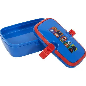 Svačinový box Dětský lunchbox Jungle Intesi modrý svačinový box do školy nepropustný plastový