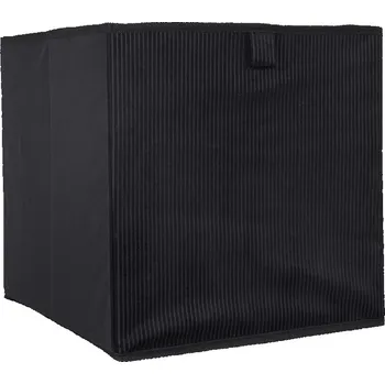 Úložný box Skládací úložný box do regálu 30x30 Giulia černý moderní Intesi na hračky a oblečení