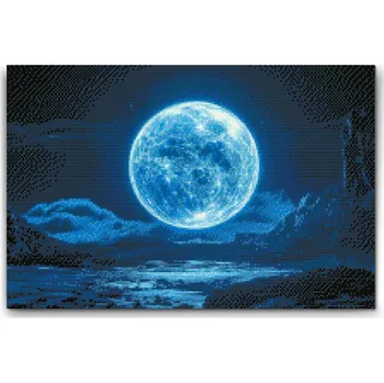 Diamantové malování Diamantové malování - Astrologická noc Velikost: 40x60cm, Rámování: Pouze srolované plátno, Diamanty: Čtvercové