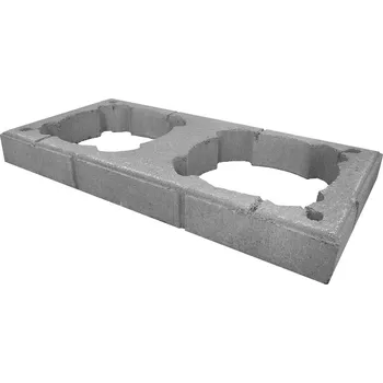 Komín SUPERKOMÍNY Nadstřešní dvoupr. prstenec, natur