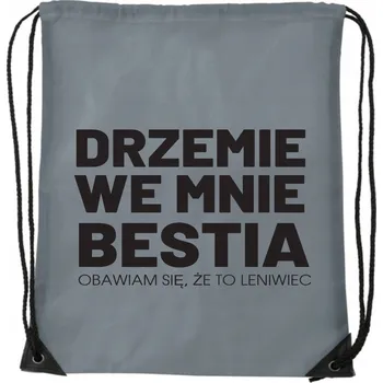 turistický batoh BATOH Šedá sportovní obuv na trénink THE BEAST IS DOZENING WB_077