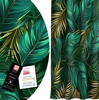 Obraz HOTOVÝ ZÁVĚS S ŽABKAMI 140x270 ZÁVĚSY NA PÁSCE 270cm Soovi Home