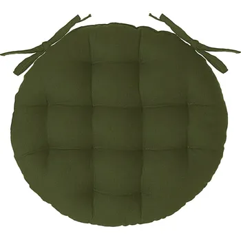 Podsedák Atmosphera Anjali kulatý polštář na židli khaki