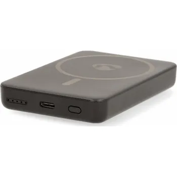 Powerbanka Nedis UPBKW15W5000BK - Powerbanka | 5000 mAh | Bezdrátové nabíjení / Výstup1x USB-C | Vstup1x USB-C | PD3.0 20W