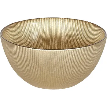 Skleněná miska Dore 700 ml tmavě zlatá