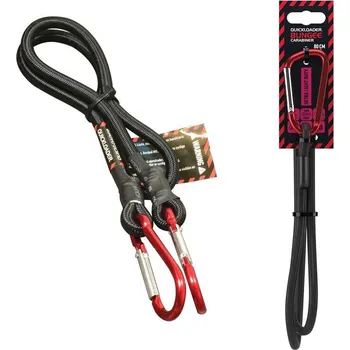 Upínací popruh Quickloader Bungee Carabiner 80 cm x 8 mm 45 kg