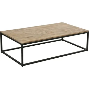 Konferenční stolek Obdélníkový loftový konferenční stolek z masivu Edena Atmosphera do obýváku 115x65 cm