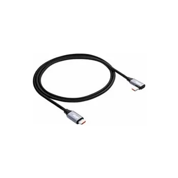 Datový kabel Akyga Angle Kabel USB-C / USB-C 1m AK-USB-54 60W Mesh