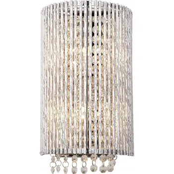 Nástěnné svítidlo Nástěnné svítidlo Endon čiré, stříbrné G9 25 W