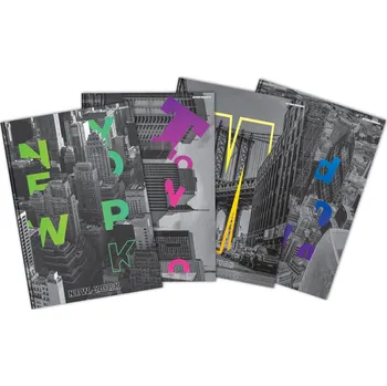 Hamelin Záznamní kniha A5/96l 70g TOP City linka ,balení 5 ks 546175