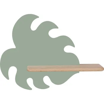 Nástěnné svítidlo Nástěnné LED svítidlo Monstera 5W dřevěné do dětského pokoje klasické zelené CANDELLUX