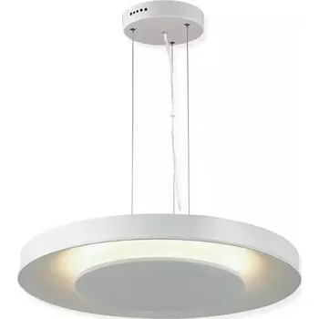 Závěsné LED svítidlo Futuro no.1 bílé moderní s nastavitelnou výškou do obývacího pokoje ALTAVOLA DESIGN