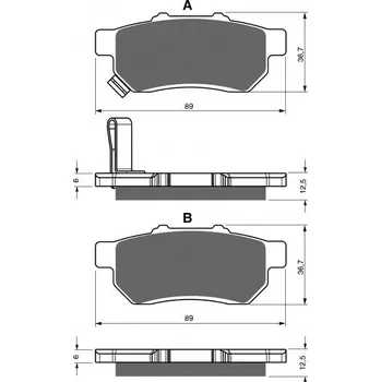 Auto-moto Brzdové destičky GOLDFREN 340 K5
