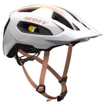 Cyklistická přilba Přilba Scott Supra Plus, barva pearl white/rose beige
