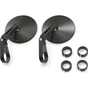 Zrcátko pro motocykl zpětné zrcátko univerzální do konců řidítek D-MIRROR-10 krátké (sada 2 ks), Daytona