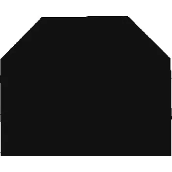 KOVO-KRAUS Plech pod kamna zkosený 1000 x 800 mm, Z250, tl. 1,5 mm