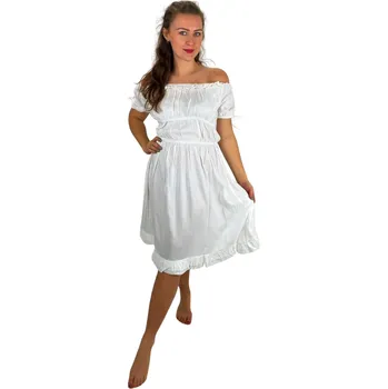 Dámské šaty Šaty s Carmen výstřihem č.235