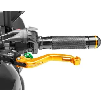 Páčka spojky bez adaptéru PUIG 280OV krátké zlatá/zelená