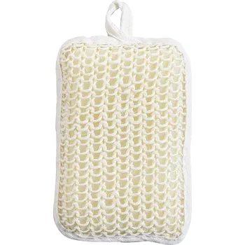 MSV exfoliační sisalová houba SISAL, bílá, obdélníková