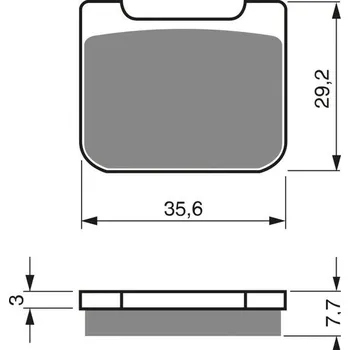 Autodíl Brzdové destičky GOLDFREN 175 K5
