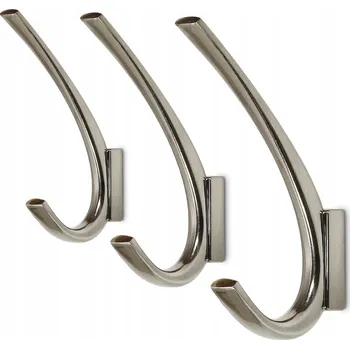 Věšák 3x VĚŠÁK NA OBLEČENÍ HÁČEK VĚŠÁK NA ZEĎ INOX
