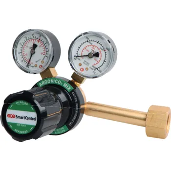 Příslušenství ke svářečce GCE Chotěboř Redukční ventily SMART CONTROL Argon/CO2 - varianty typ RV: Argon (W21,8x1/14“ )