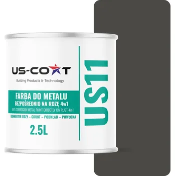 barva na kov BARVA NA KOV NA REZ ALUMINIUM 4v1 ŠEDÁ TMAVÁ RAL 7022 SATÉN 2,5L