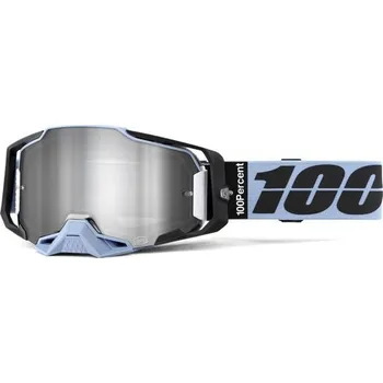 Motocyklové brýle brýle ARMEGA PETROS, 100% stříbrné plexi