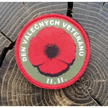 Nášivka DEN VÁLEČNÝCH VETERÁNŮ, nášivka