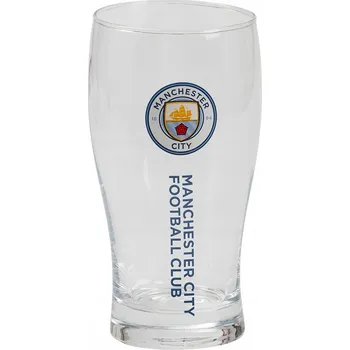 Sklenice SKLENICE NA PIVO MANCHESTER CITY MANCITY ORIGINÁL DÁREK PRO FANOUŠKA
