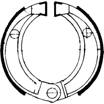 Auto-moto Brzdové čelisti FERODO 225129056
