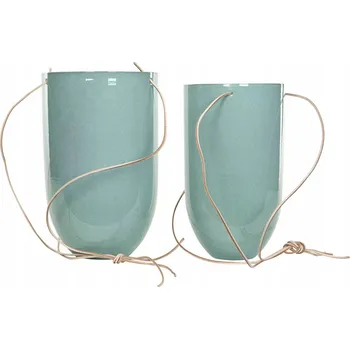 Obraz Květináč kov modrý Skandi.pl 15 cm x 15 x 24 cm