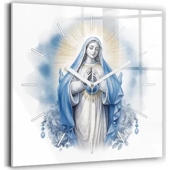 Hodiny Nástěnné hodiny SacroArte bílé 30 cm