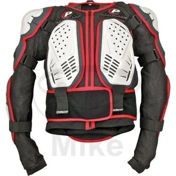 Motocyklový chránič hrudi a pátěře Chránič těla JMT 8003000013 bílá/černá Velikost: XL