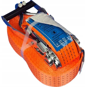 Upínací popruh PŘEPRAVNÍ POPRUH S NAPÍNACÍM MECHANISMEM 10M 50MM 5T + TUV GS